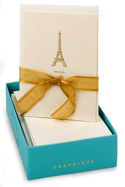 Eiffel Tower La Petite Boxed Cards Set of 10