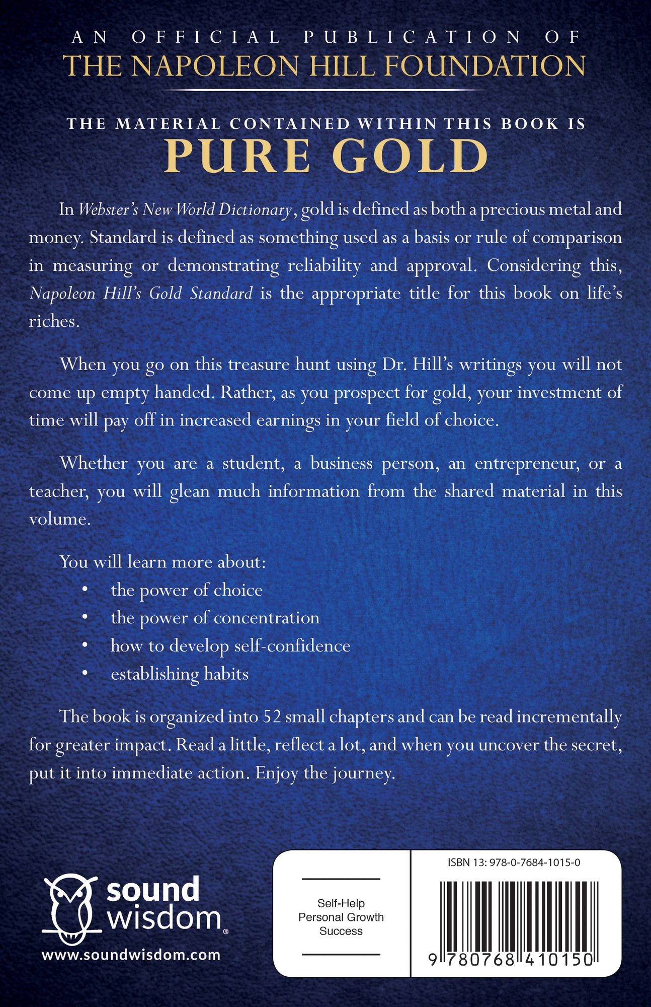 Napoleon Hill's Gold Standard: An Official Publication of The Napoleon Hill Foundation