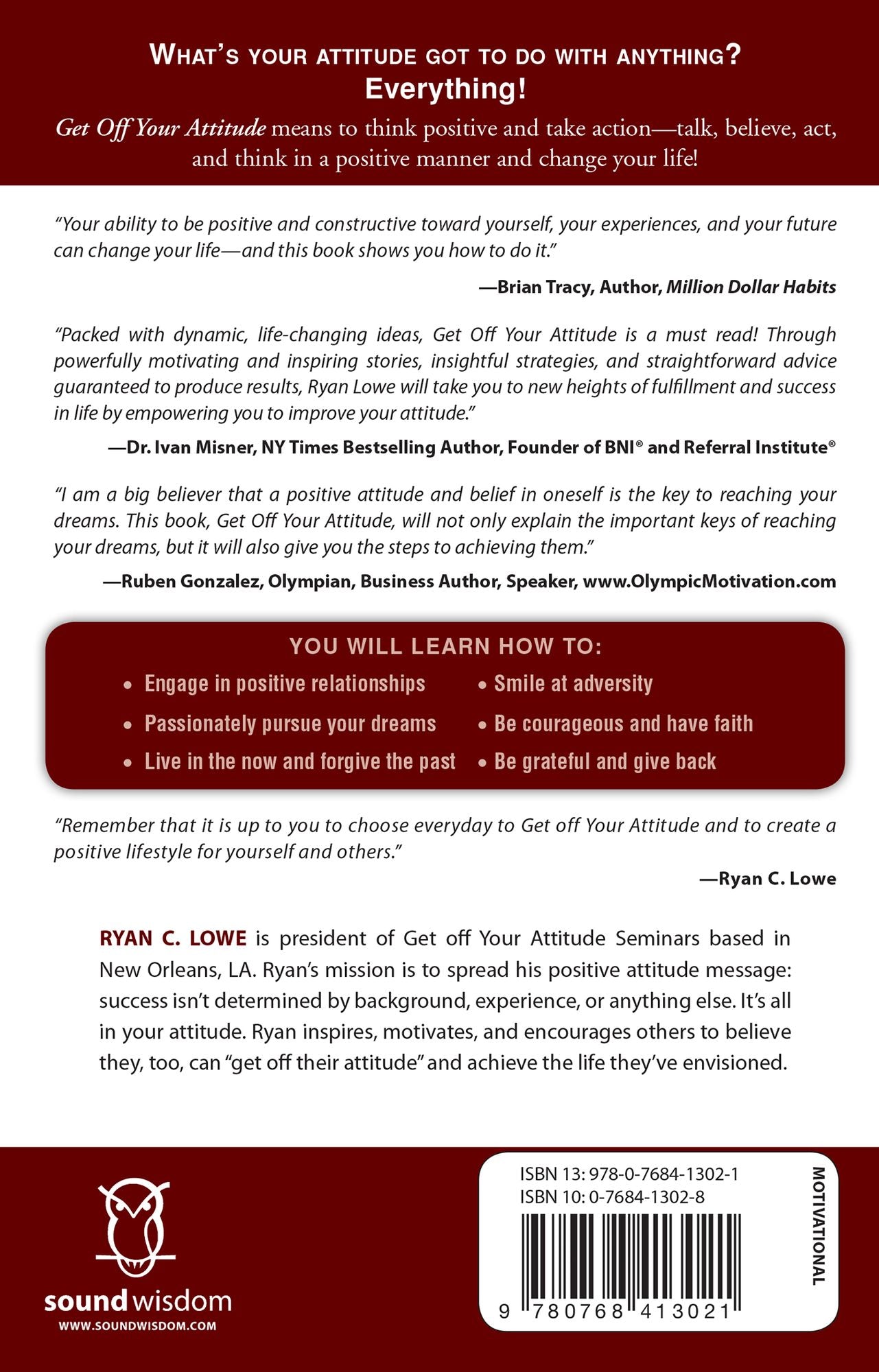 Get Off Your Attitude: Change your Attitude Change your Life