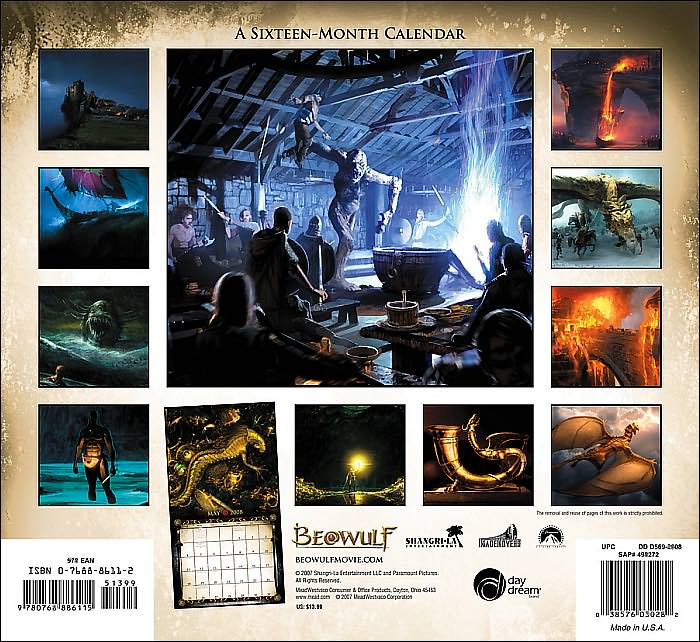 Beowulf 2008 Calendar