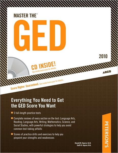 Master The GED - 2010: With CD-ROM; Everything You Need to Get the GED Score You Want