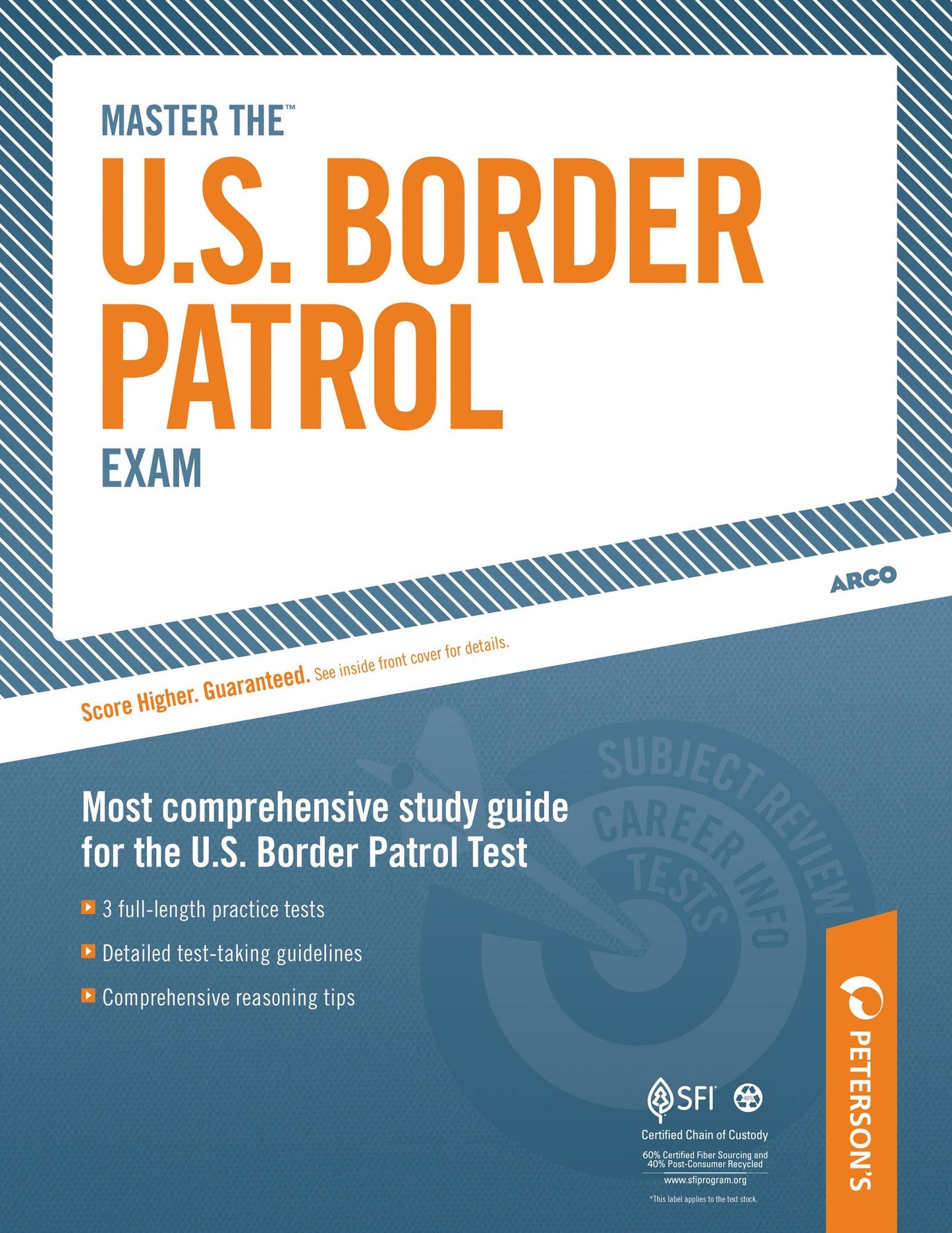 Master the U.S. Border Patrol: Diagnosing Strengths and Weaknesses (Practice Test 1): Part II of IV