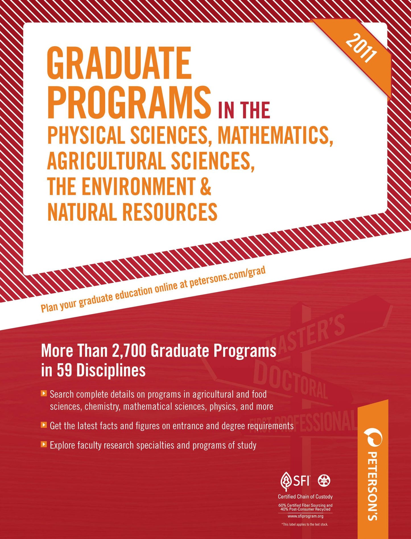 Peterson's Graduate Programs Programs in Mathematics 2011: Section 7 of 10