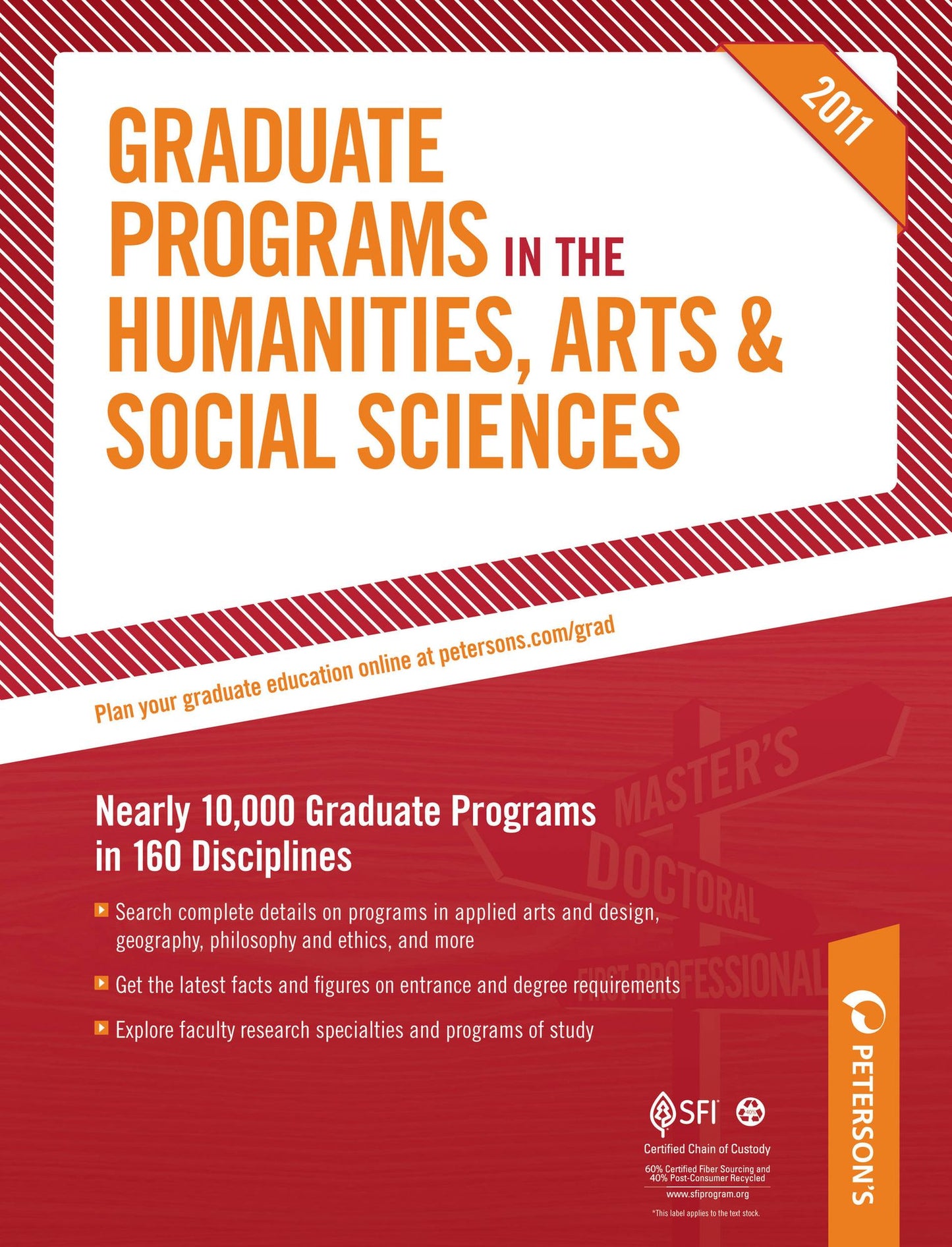 Peterson's Graduate Programs in the Social Sciences 2011: Sections 15-27 of 27