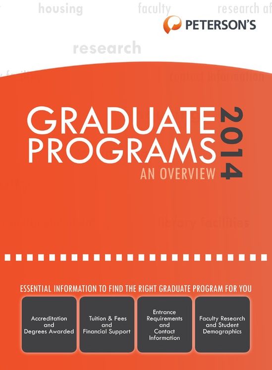 Graduate & Professional Programs: An Overview 2014 (Grad 1)