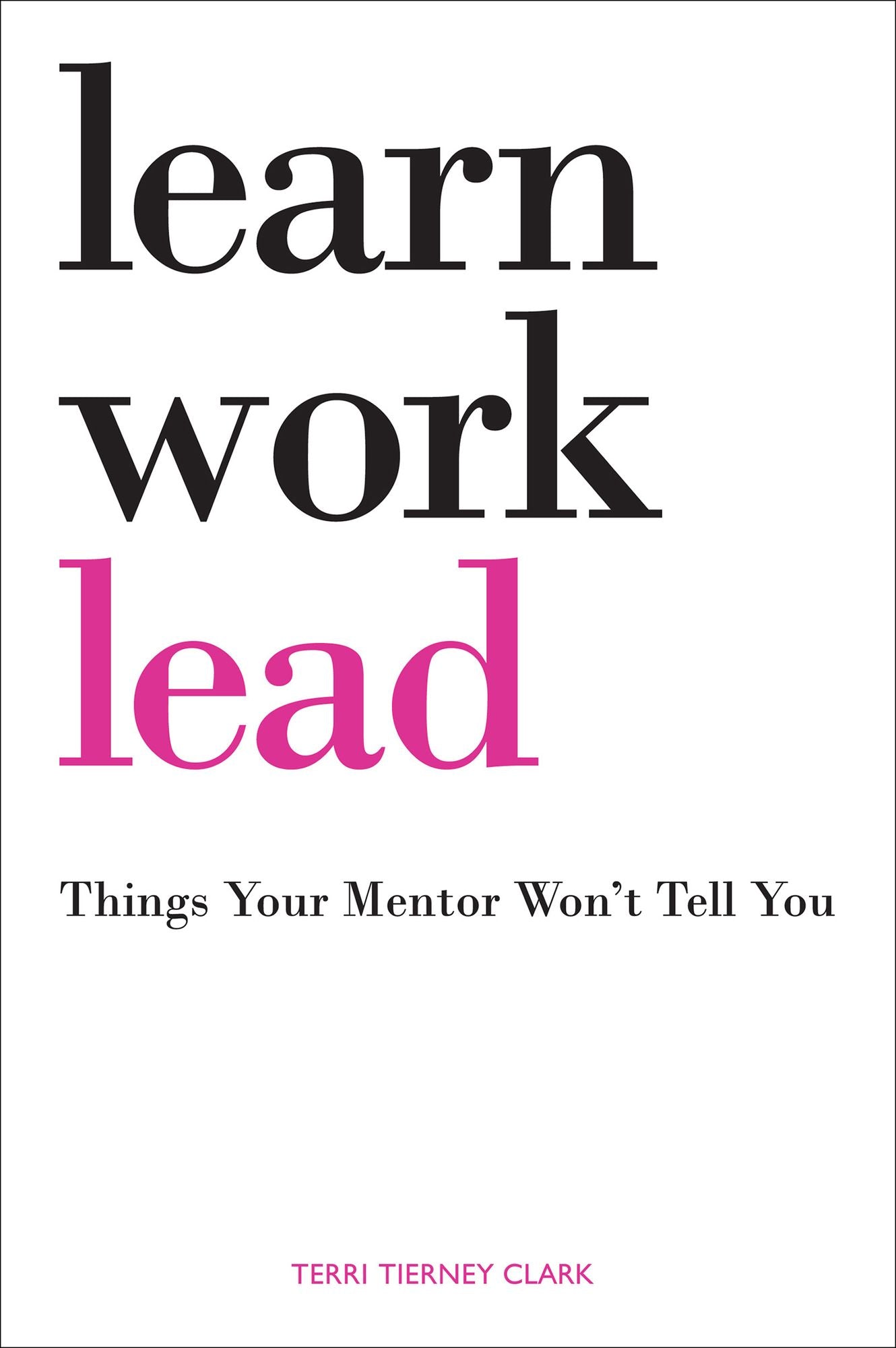 Learn. Work. Lead.: Things Your Mentor Won't Tell You