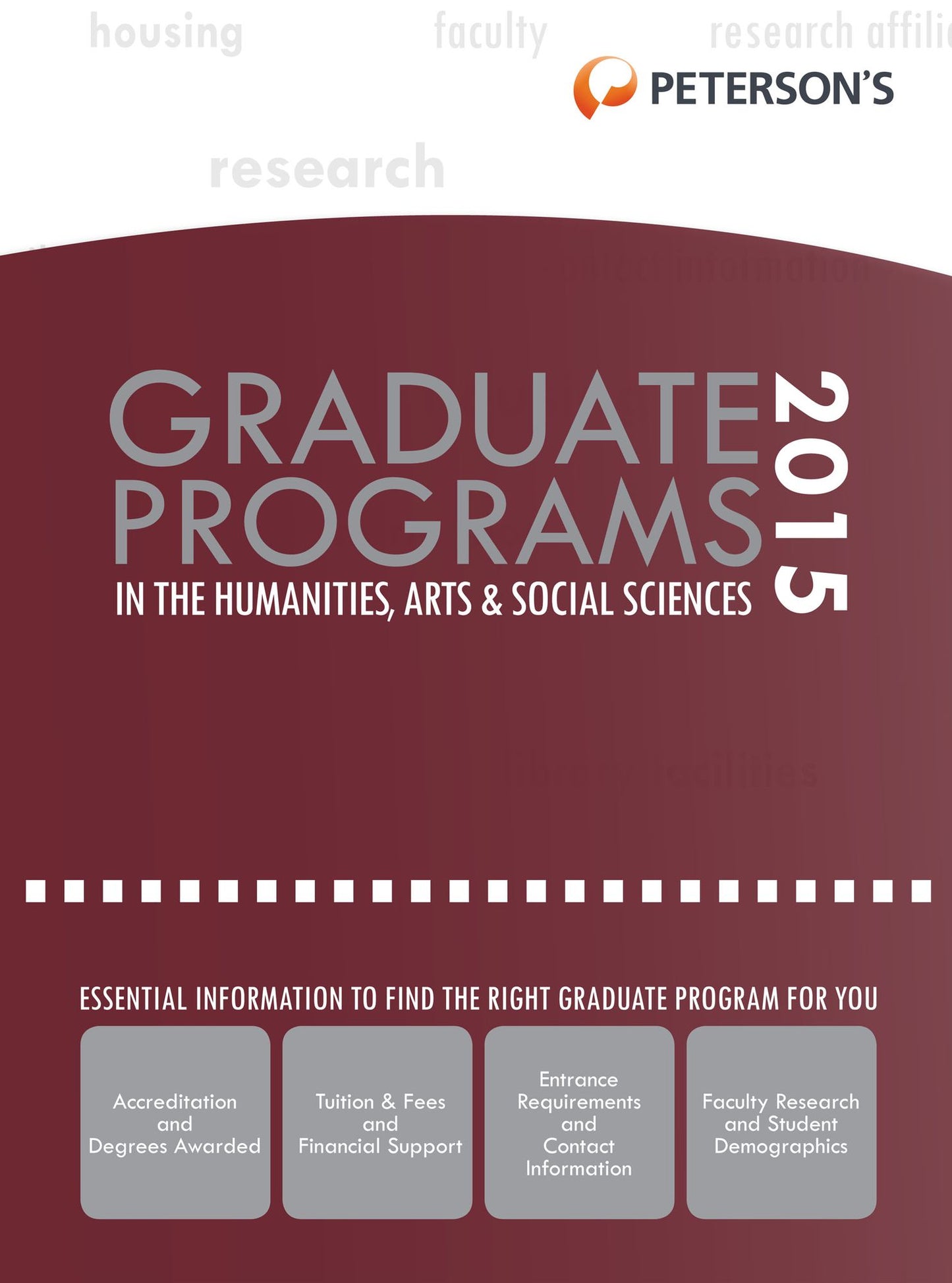 Graduate Programs in the Humanities, Arts & Social Sciences 2015 (Grad 2)