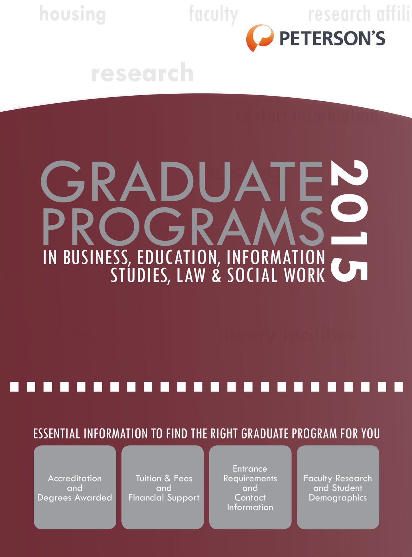 Graduate Programs in Business, Education, Information Studies, Law & Social Work 2015 (Grad 6)