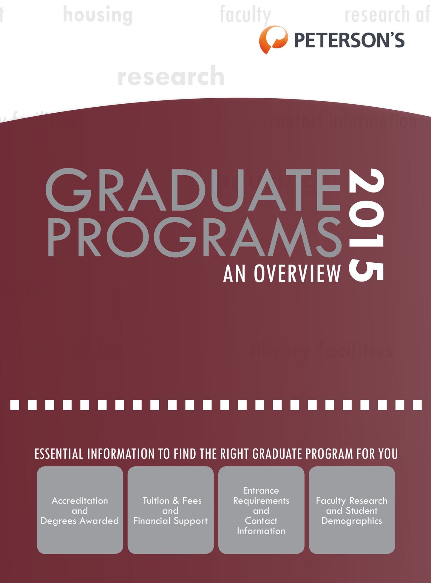 Graduate & Professional Programs: An Overview 2015 (Grad 1)