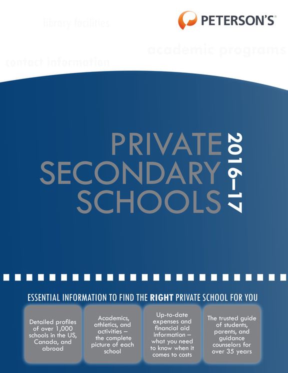 Private Secondary Schools 2016-2017
