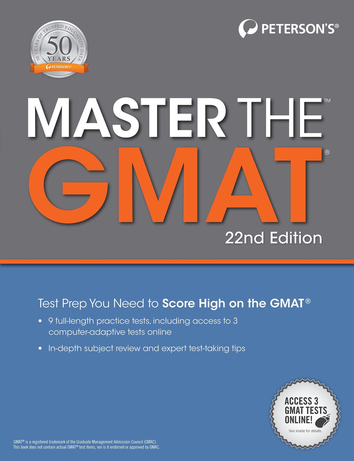Master the GMAT, 22nd edition