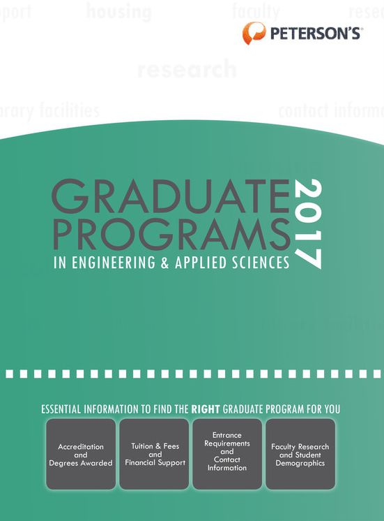Graduate Programs in Engineering & Applied Sciences 2017