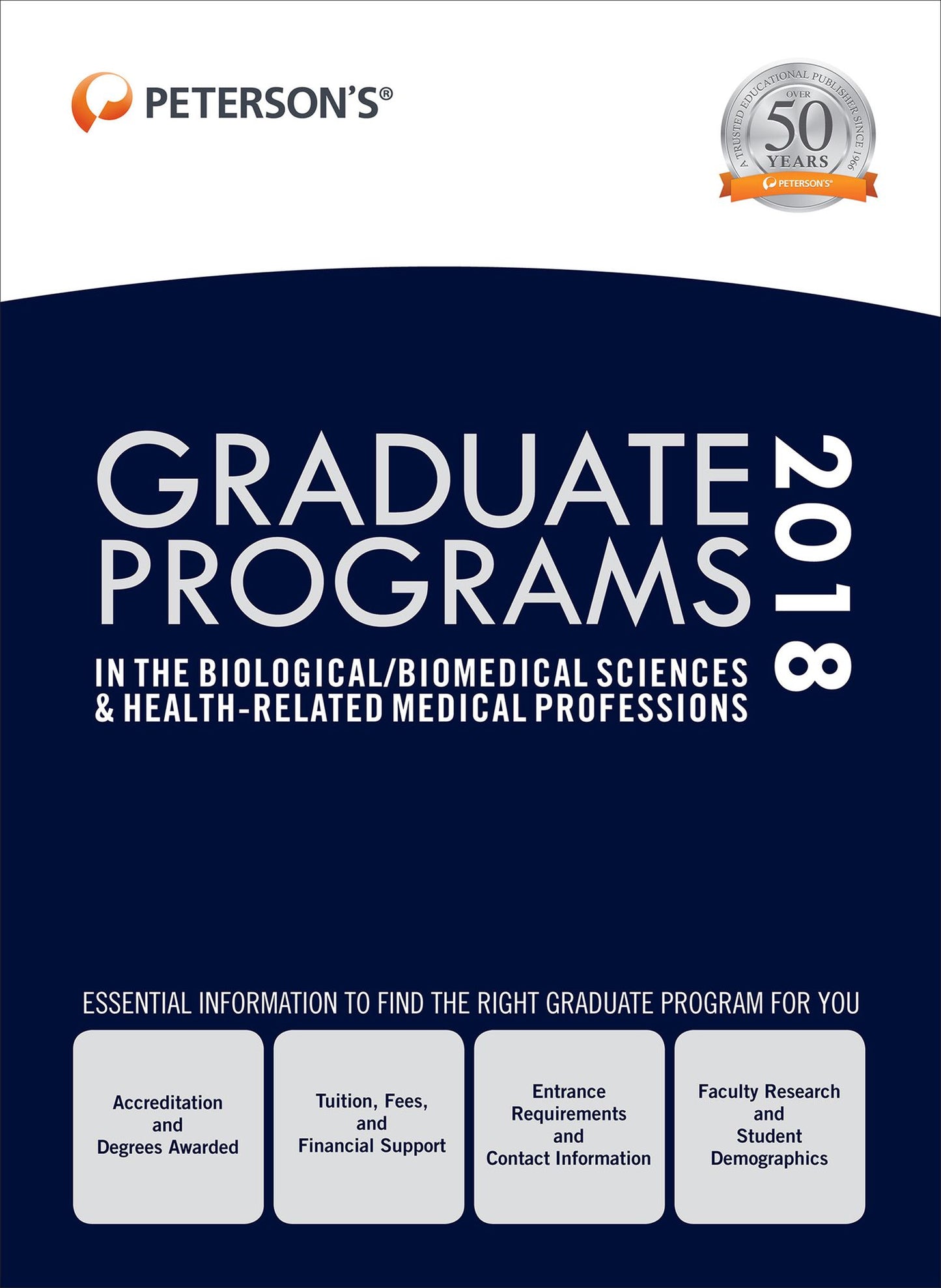 Graduate Programs in the Biological/Biomedical Sciences Health-Related Medical Professions 2018