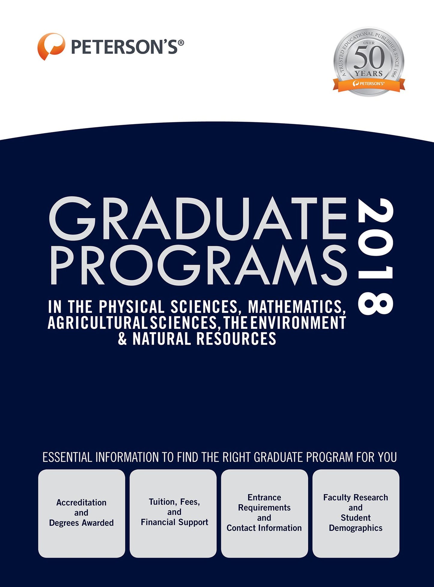 Graduate Programs in the Physical Sciences, Mathematics, Agricultural Sciences, Environment Natural Resources 2018