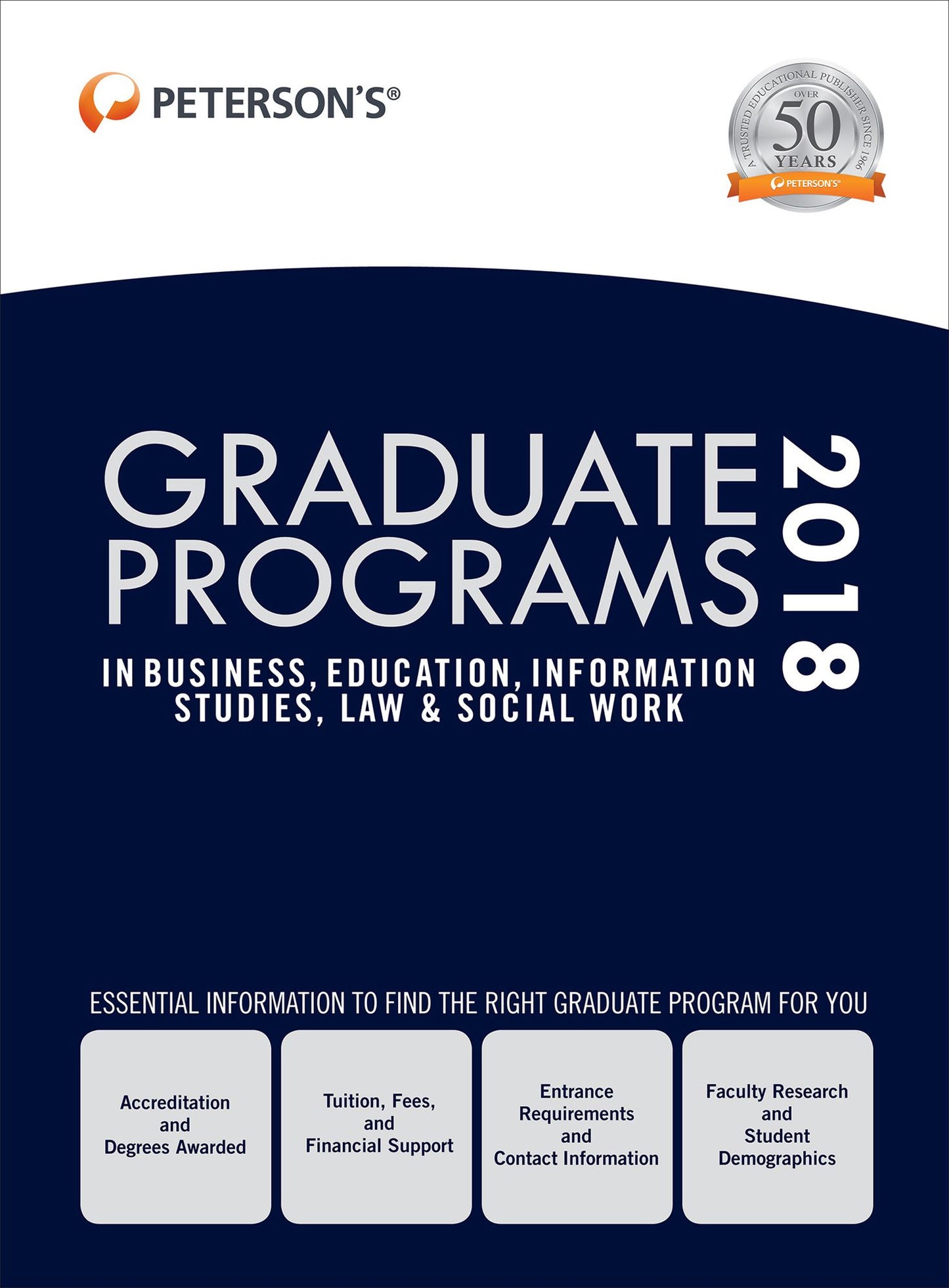 Graduate Programs in Business, Education, Information Studies, Law Social Work 2018
