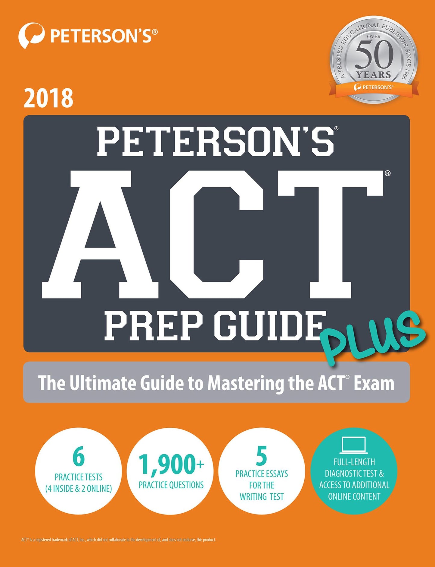 Peterson?s ACT Prep Guide PLUS 2018