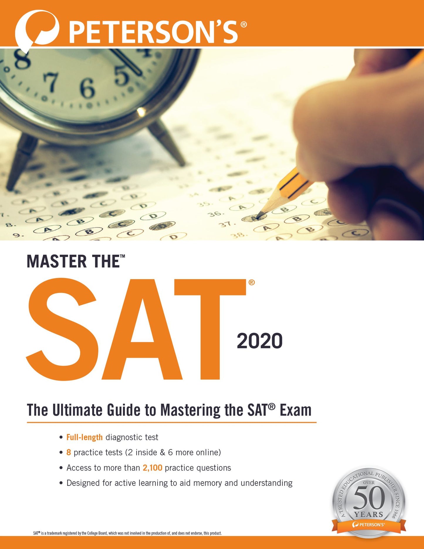 Peterson's SAT Prep Guide 2020