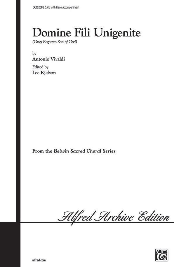 Domine Fili Unigenite Satb