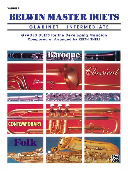 Belwin Master Duets (Clarinet), Vol 1: Intermediate