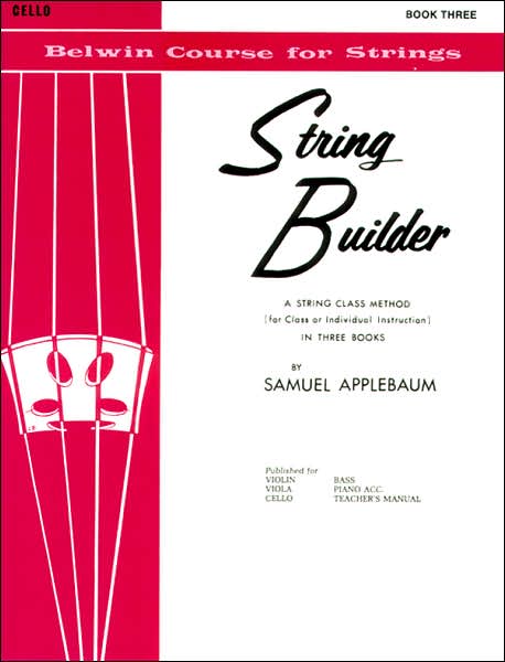 String Builder, Bk 3: A String Class Method (for Class or Individual Instruction) - Cello
