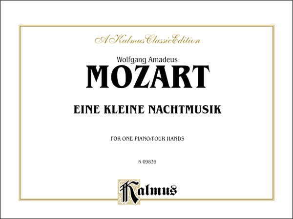 Eine Kleine Nachtmusik (K. 525): Comb Bound Book