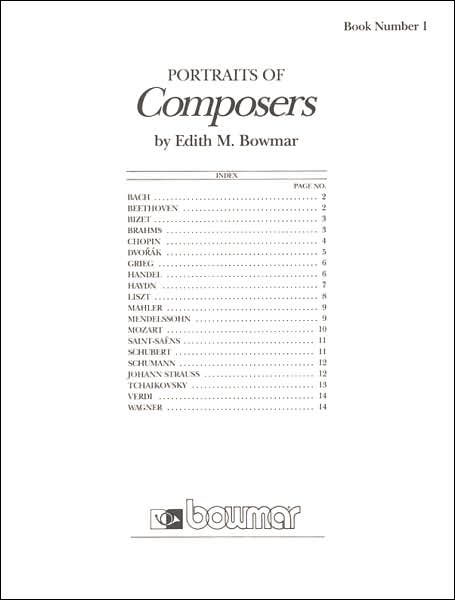 Portraits of Great Composers: Set 1 (Classical Composers), 20 Posters & Booklet