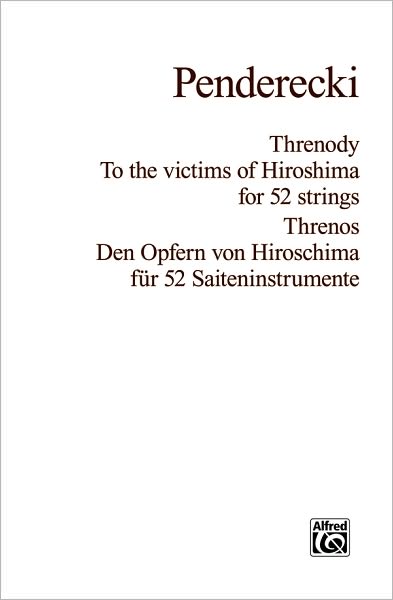 Threnody: Miniature Score