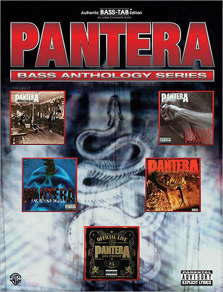 Pantera -- Bass Anthology: Authentic Bass TAB