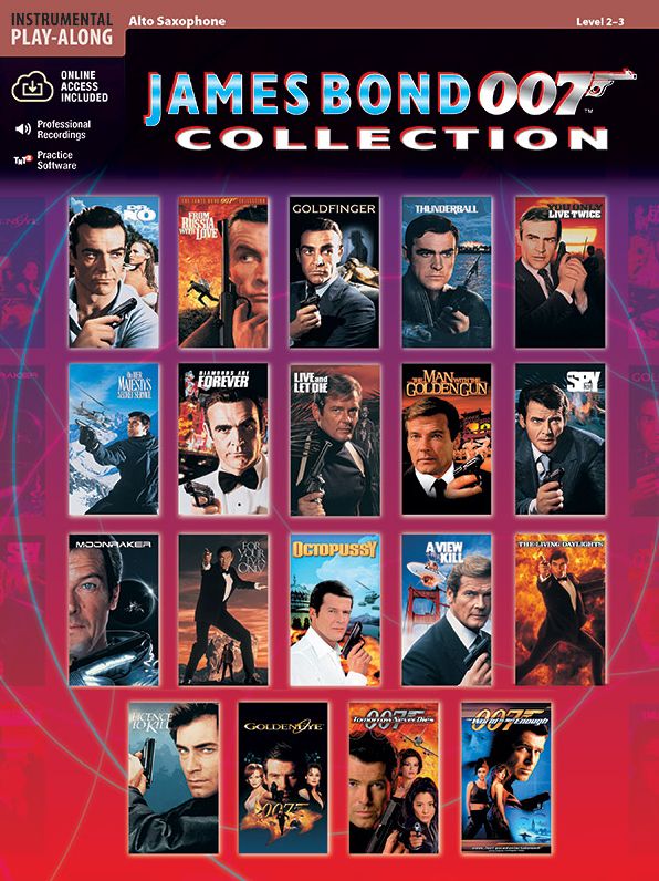 James Bond 007 Collection: Alto Sax, Book & Online Audio/Software
