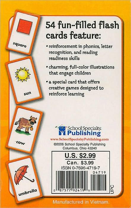 First Words (Brighter Child Flash Cards Series)