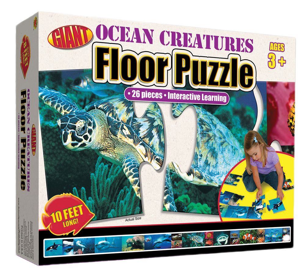 Brighter Child Ocean Creatures Giant Floor Puzzle