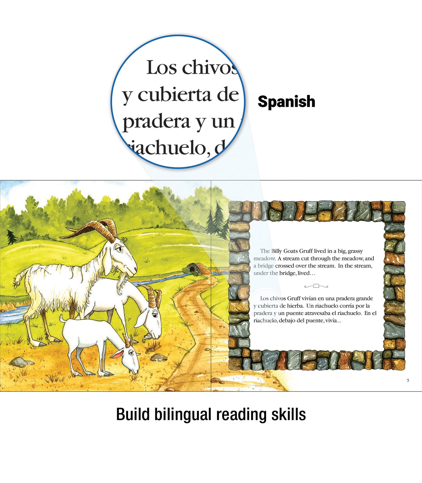 The Three Billy Goats Gruff/Los Tres Chivitos