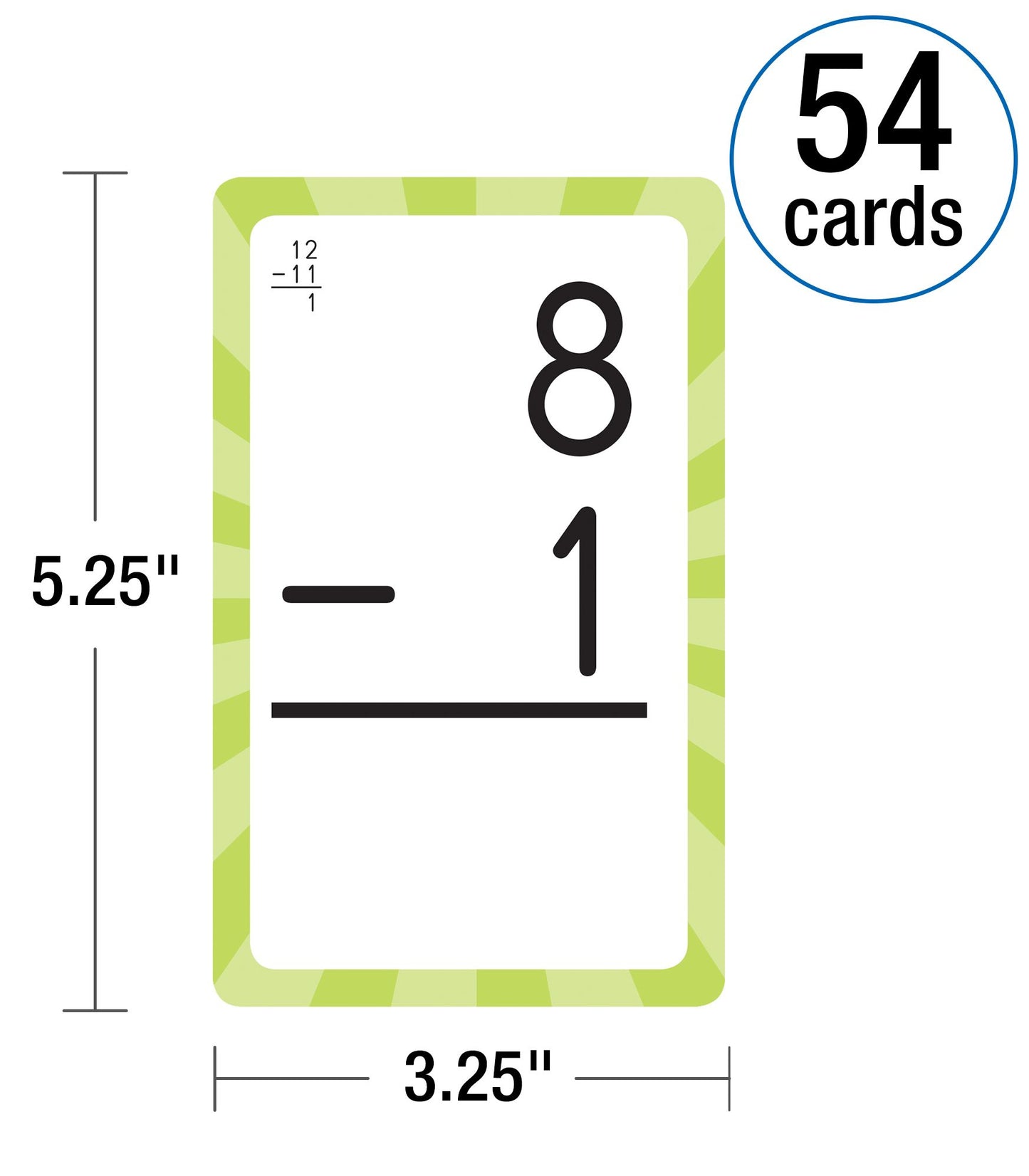 Subtraction 0 To 12 (Brighter Child Flash Cards Series)