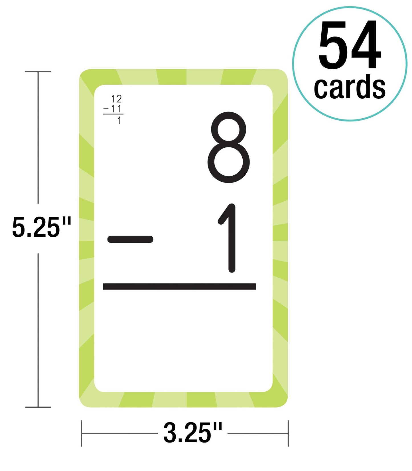 Subtraction 0 To 12 (Brighter Child Flash Cards Series)
