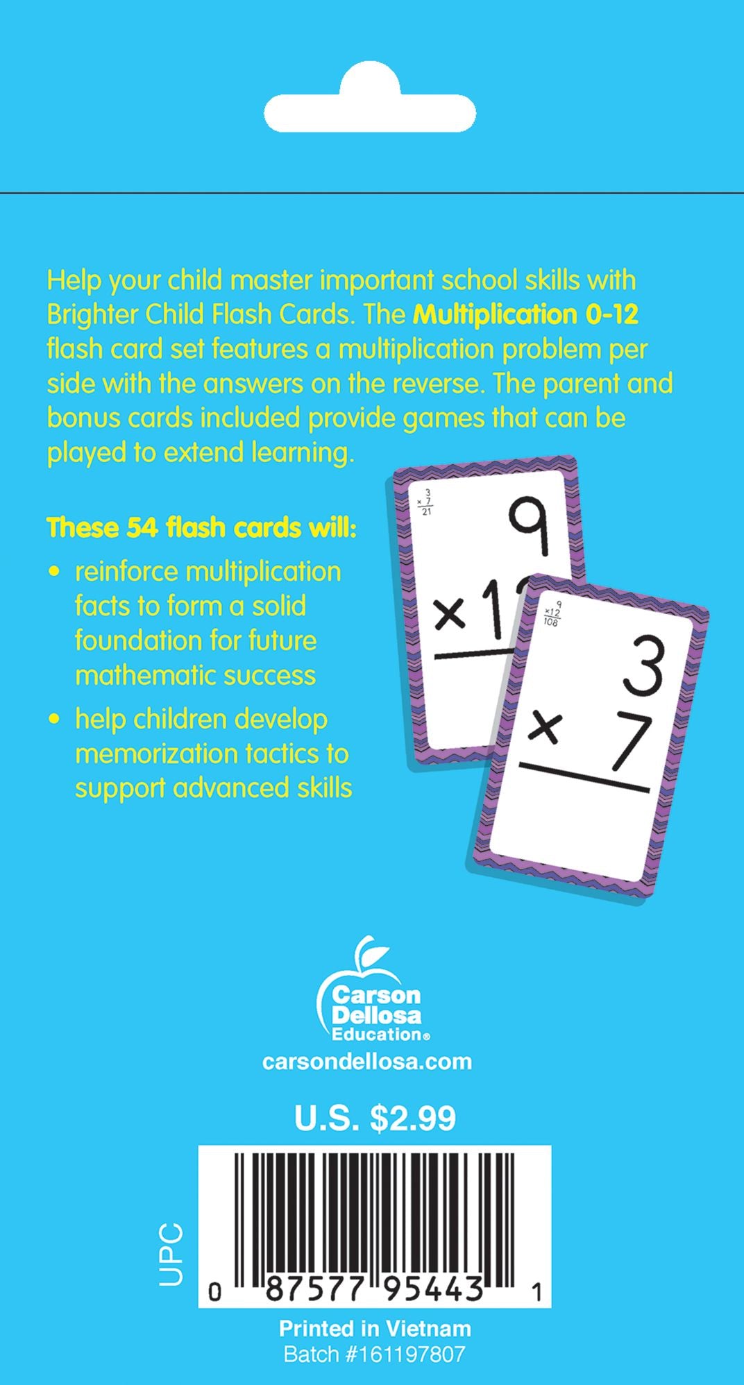 Multiplication 0 to 12