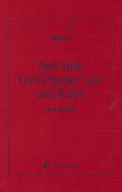 NY CPLR Redbook 2013