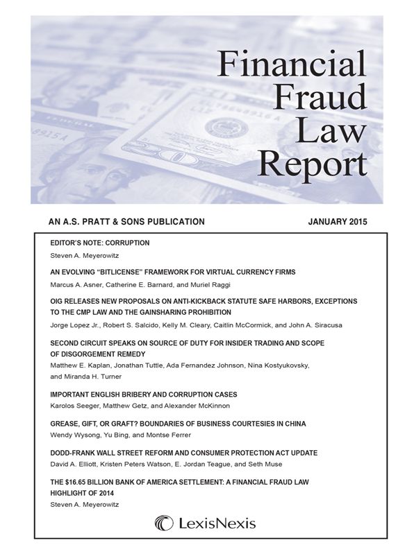 Financial Fraud Law Report
