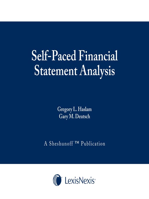 Self-Paced Financial Statement Analysis