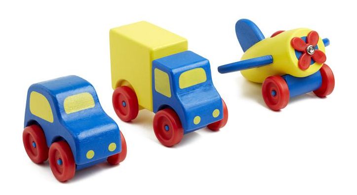 First Vehicles Set: Classic Toys - First Play Wooden Toys