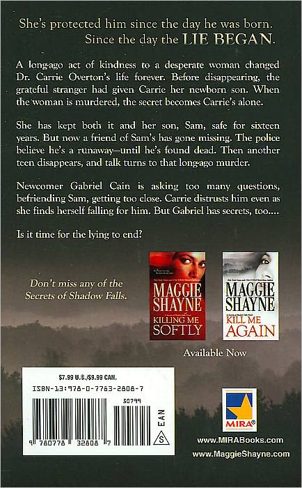 Kiss Me, Kill Me (Secrets of Shadow Falls Series #3)