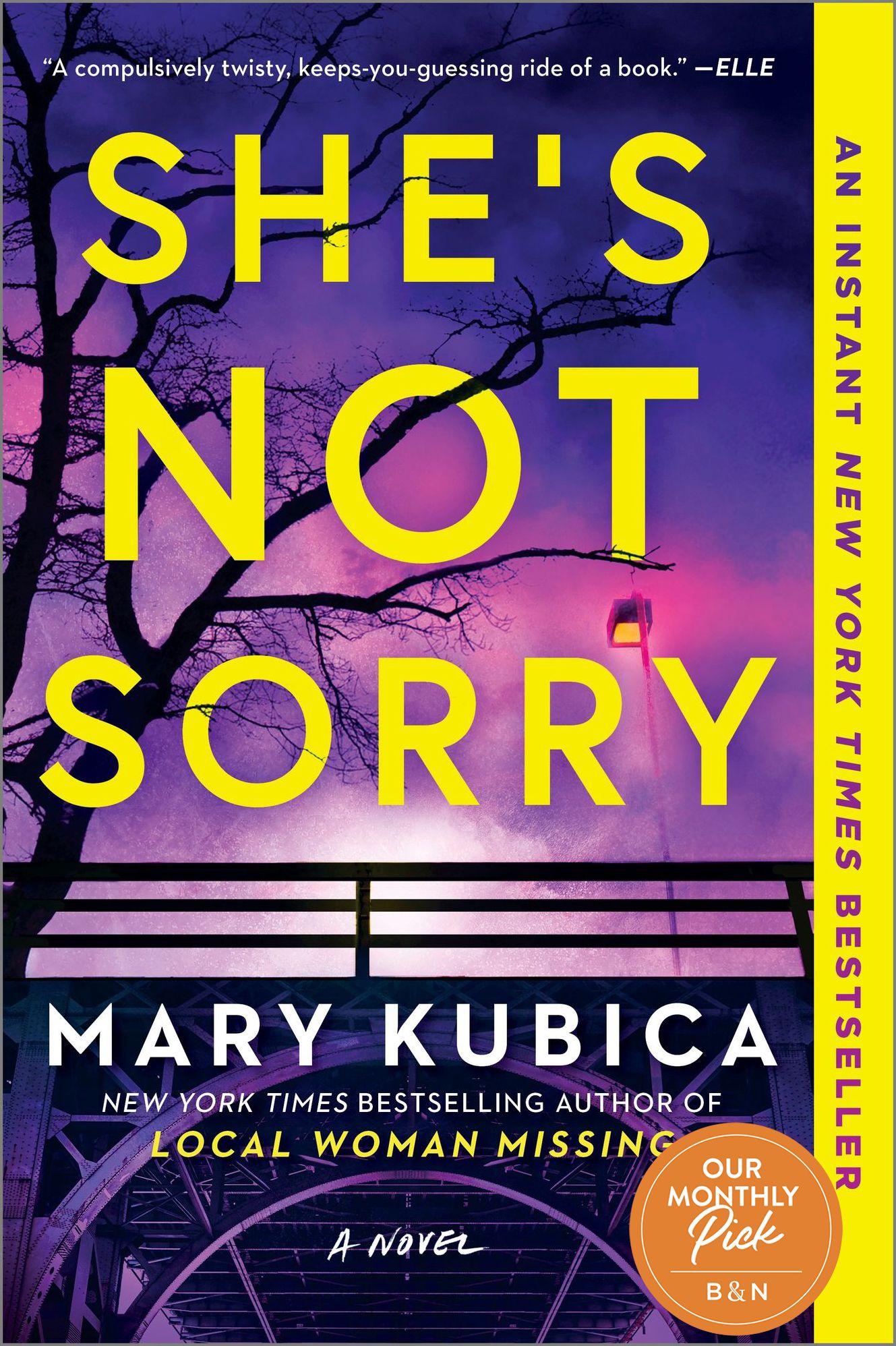 She's Not Sorry: A Psychological Thriller (B&N Exclusive Edition)