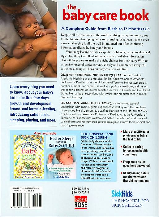 The Baby Care Book: A Complete Guide from Birth to 12-Months Old