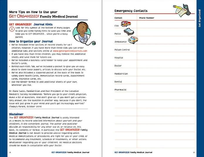 Your Family Health Organizer: Record Parents' and Kids' Medical Information All in One Place