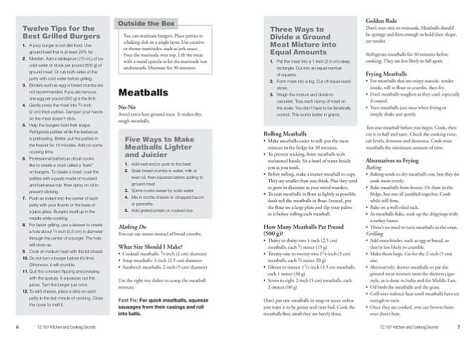 12,167 Kitchen and Cooking Secrets: Everyday Tips, Hints, Techniques and More