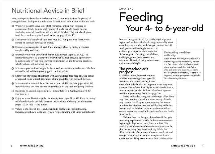 Better Food for Kids: Your Essential Guide to Nutrition for All Children from Age 2 to 10