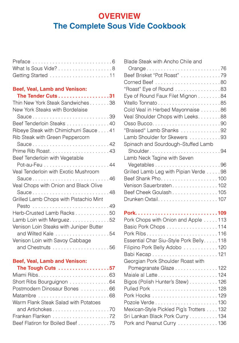The Complete Sous Vide Cookbook: More than 175 Recipes with Tips and Techniques