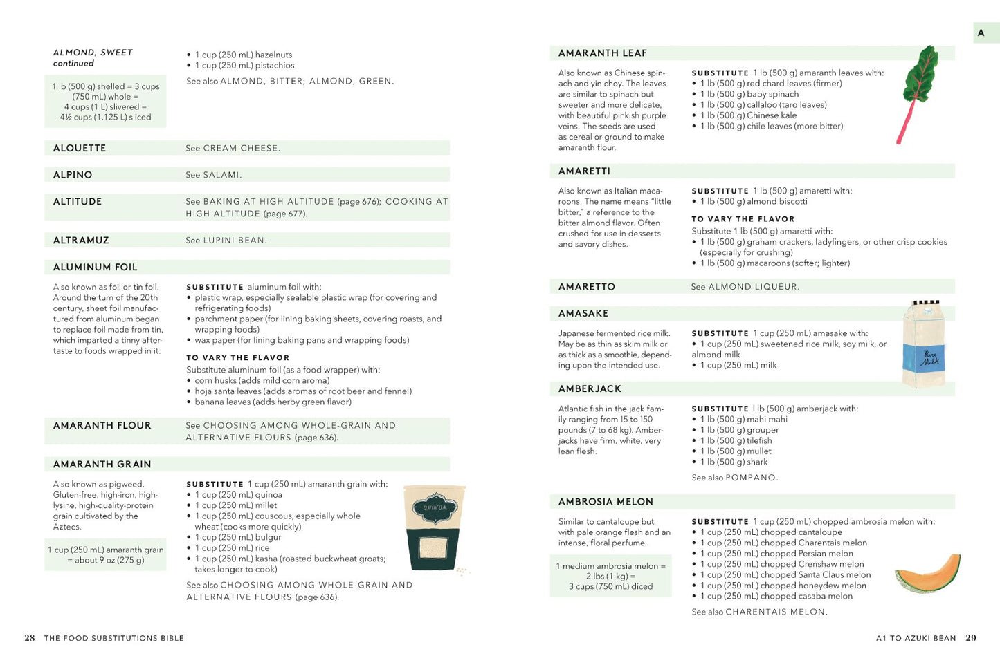 The Food Substitutions Bible: 8,000 Substitutions for Ingredients, Equipment & Techniques