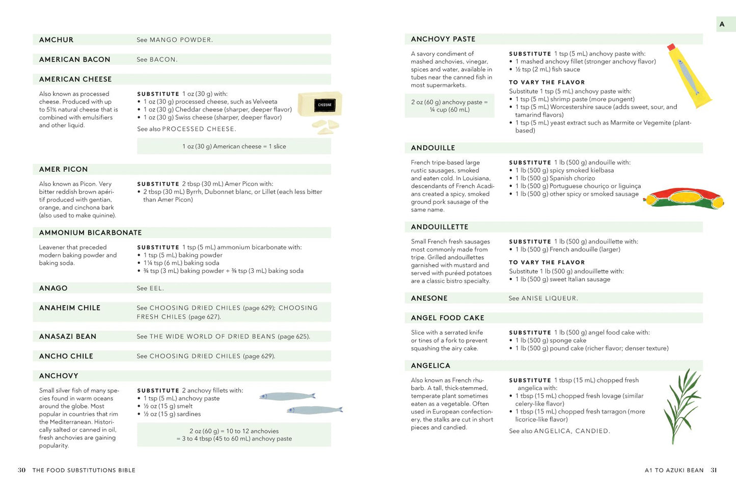 The Food Substitutions Bible: 8,000 Substitutions for Ingredients, Equipment & Techniques