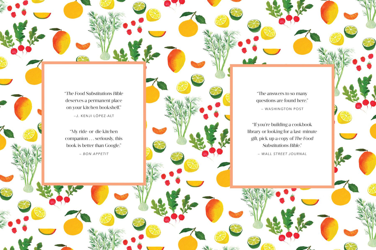 The Food Substitutions Bible: 8,000 Substitutions for Ingredients, Equipment & Techniques
