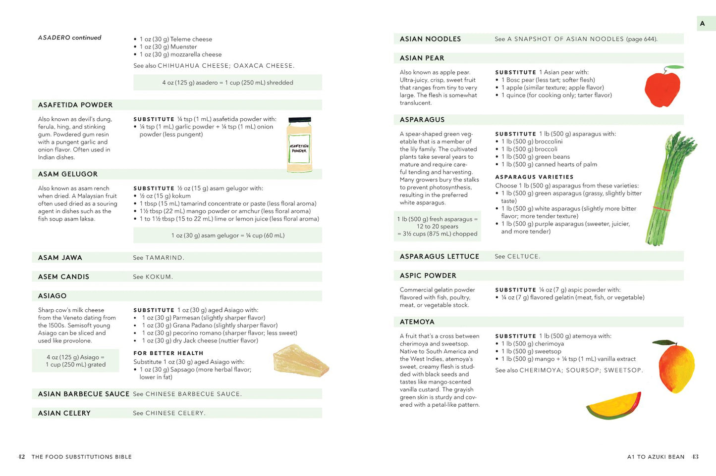 The Food Substitutions Bible: 8,000 Substitutions for Ingredients, Equipment & Techniques